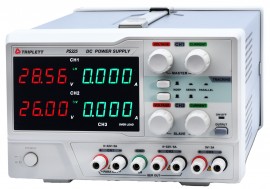 Triplett PS325-NIST Triple Channel DC Power Supply, 32 V/5A (CH1 and 2), 5 V/3 A (CH3 fixed)-