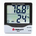 TRIPLETT RHT22-NIST LCD Screen Temperature Humidity Indicator,-