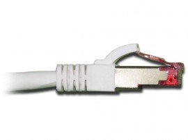 Triplett TRI-TB-CAT6A-FN-003F-WH CAT6 Patch Cables, 3&#039;, white-