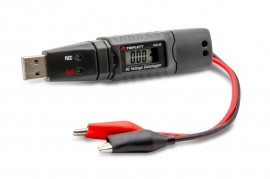 Triplett VDL48 DC Voltage USB Data Logger, 0 to 48.00 V-