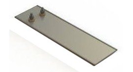 TriVolt SM4-THB-76240800CTC2020N Mica Strip Heater, 35 W/sq. in-