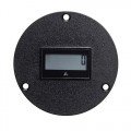 Trumeter 3400 Series Electronic LCD Counter with non-reset, 1/4" spade terminal, 3-hole case-