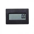 Trumeter 3410 Series Electronic LCD Hour Meter with non-reset, 1/4" spade terminal, flush rectangular case-