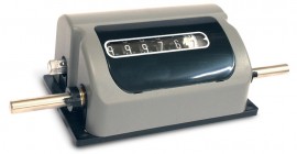Trumeter 3602 TG Series Mechanical Totalizing Counter, meters and centimeters, 1:1-