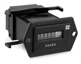 Trumeter 711-0130 Electromechanical Time Meter, 115 VAC, 60 Hz-