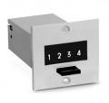 Trumeter D2-4906 6-Digit Electromechanical Counter, 115 VAC, D Base Mount-