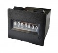 Trumeter E760 Series Non-Reset Totalizing Counter, 12 V DC, 10 CPS, diode across coil, panel mount-