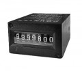 Trumeter E760 Series Non-Reset Totalizing Counter, 12 V DC, 20 CPS, M3 threads, rear mount with terminal pins-