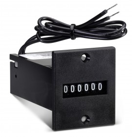 Trumeter FL8-4916D Non-Reset Counter with Diode Suppression, 24 VDC, Flange Mount-