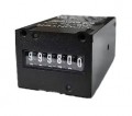 Trumeter KE-610 Series Non-Reset Totalizing Counter, 24 V DC, 10 CPS, diode suppression, front mount-