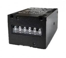 Trumeter KE 610 Series Non-Reset Totalizing Counter, 120 V AC, 10 CPS, front mount-