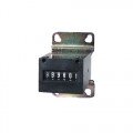 Trumeter KE 610 Series Non-Reset Totalizing Counter, 24 V DC, 10 CPS, front and base mount-