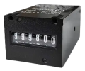 Trumeter KE 610 Series Non-Reset Totalizing Counter, 12 V DC, 10 CPS, front mount with inserts-