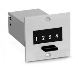 Trumeter P2-4904 49 Series Electromechanical Counter, 115 VAC, Panel Mount-