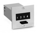 Trumeter P9-4904 49 Series Electromechanical Counter, 12 VDC, Panel Mount-