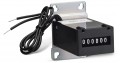 Trumeter RV10-4916 Non-Reset Counter, 6 VDC, Front/V-Base Mount-