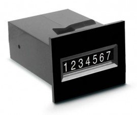 Trumeter T9-4017 Non-Reset Electromechanical Totalizer, 12 VDC, PCB Mount-