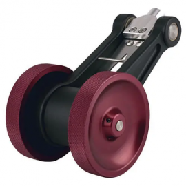 Trumeter TR3 Tru-Trac Series Encoder and Measuring Wheels with 6' cable, 12" knurled, 500 CPR, quadrature a and b, open collector-