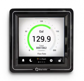 Trumeter VT-FLOW-HV Flow Rate Indicator and Totalizer, touch screen, 100 to 277 V AC-