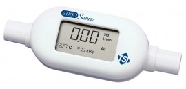 TSI/Alnor 4043 Mass Flowmeter for Gases (Air, O<sub>2</sub>, N<sub>2</sub>, Air/O<sub>2</sub> Mixture) with LCD, 0-200 Std L/min-