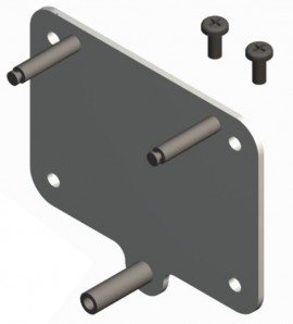 TSI/Alnor 5000-WMBP Wall Mounting Back Plate for 5000 flowmeters-