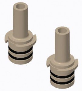 TSI/Alnor 5200-025IN Tube End Adapter for 5200 flowmeters, 0.25&amp;quot;-