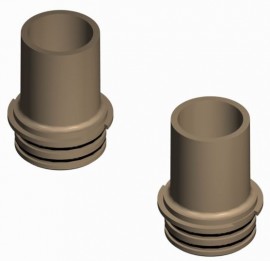 TSI/Alnor 5300-075IN Tube End Adapter for 5300 flowmeters, 0.75&amp;quot;-