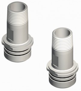 TSI/Alnor 5300-375NPT Tube End Adapter for 5300 flowmeters, 0.38&amp;quot; NPT-