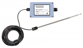 TSI/Alnor 8465-09 Windowless Air Velocity Transducer, 9" Probe, 25 to 10,000 fpm-