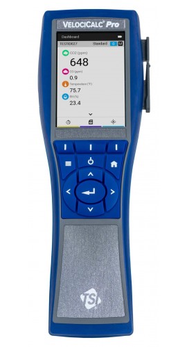 TSI VelociCalc Pro 9650 Multi-Function Ventilation Meter with Bluetooth, 20.36 to 36.65 inHg, -15 to 15 inH&lt;sub&gt;2&lt;/sub&gt;O-