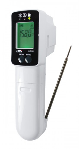 Uei Test Instruments INF145 NSF IR Thermometer with Folding Probe