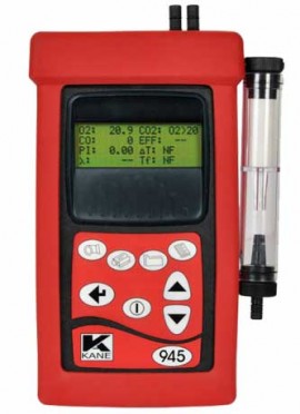 UEi K945 Industrial Flue Gas Analyzer, 0 to 21% O2, 0 to 4,000 ppm CO-