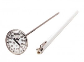 UEi T125/3 Pocket Dial Thermometer, 25 to 125&amp;deg;F, 1.75" Dial-
