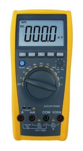 UniSource Model 199 Digital Multimeter, 6000 Count, 1000V AC/DC Auto Ranging-
