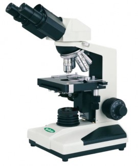 VEE GEE 1220CM-BP Binocular Head Compound Microscope, 10x widefield, battery-powered-