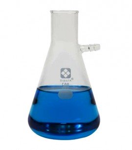 VEE GEE 1780T-1000 SIBATA Glass Filtering Flask, 1000 ml-