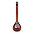 VEE GEE 2307A-25 SIBATA Class A Low-Actinic Amber Volumetric Flask, 25 mL-
