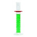 VEE GEE 2351A-10 SIBATA Glass Graduated Cylinder, class A, 10 mL-