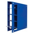 VEE GEE 30104 Blue Pipet Rack with mounting magnets, ABS-