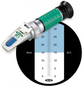 VEE GEE BX-2 (43003) Handheld Refractometer, Brix Scale-