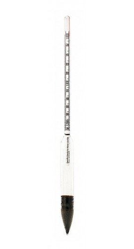 VEE GEE 6603-1 Precision Specific Gravity Hydrometer, 1 to 1.22, 0.002-