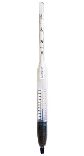 VEE GEE 6603-8 Hydrometer, Specific Gravity 2.000 to 3.000-