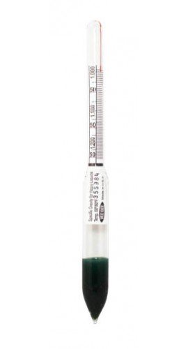 VEE GEE 6604-5 Wide-Range Specific Gravity Hydrometer, 1.8 to 2.05, 0.005-