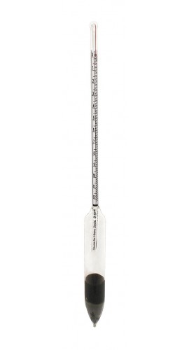 VEE GEE 6609-8 Baume Heavy Hydrometer, 0 to 15&amp;deg;, 0.1&amp;deg;-