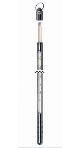VEE GEE 80904E-A Armored Encapsulated Glass Thermometer, 30 to 220&amp;deg;F-