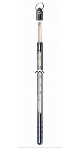 VEE GEE 80906E-A Armored Encapsulated Glass Thermometer, -30 to 50&amp;deg;C-