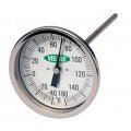 VEE GEE 82070-12 Dial Thermometer, 0 to 100&amp;deg;C, 12&amp;quot; stem-