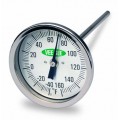 VEE GEE 82160 Scientific Thermometer with dial, -40 to 160&amp;deg;F, 8&amp;quot; stem-