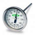 VEE GEE 82160-12 Scientific Thermometer with dial, -40 to 160&amp;deg;F, 12&amp;quot; stem-