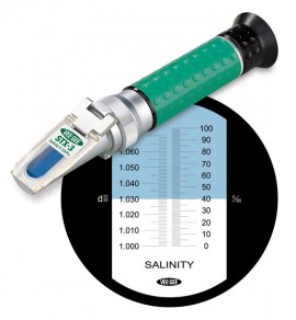 VEE GEE STX-3 (43036) Handheld Refractometer, 0-100&amp;permil; Salinity, ATC-